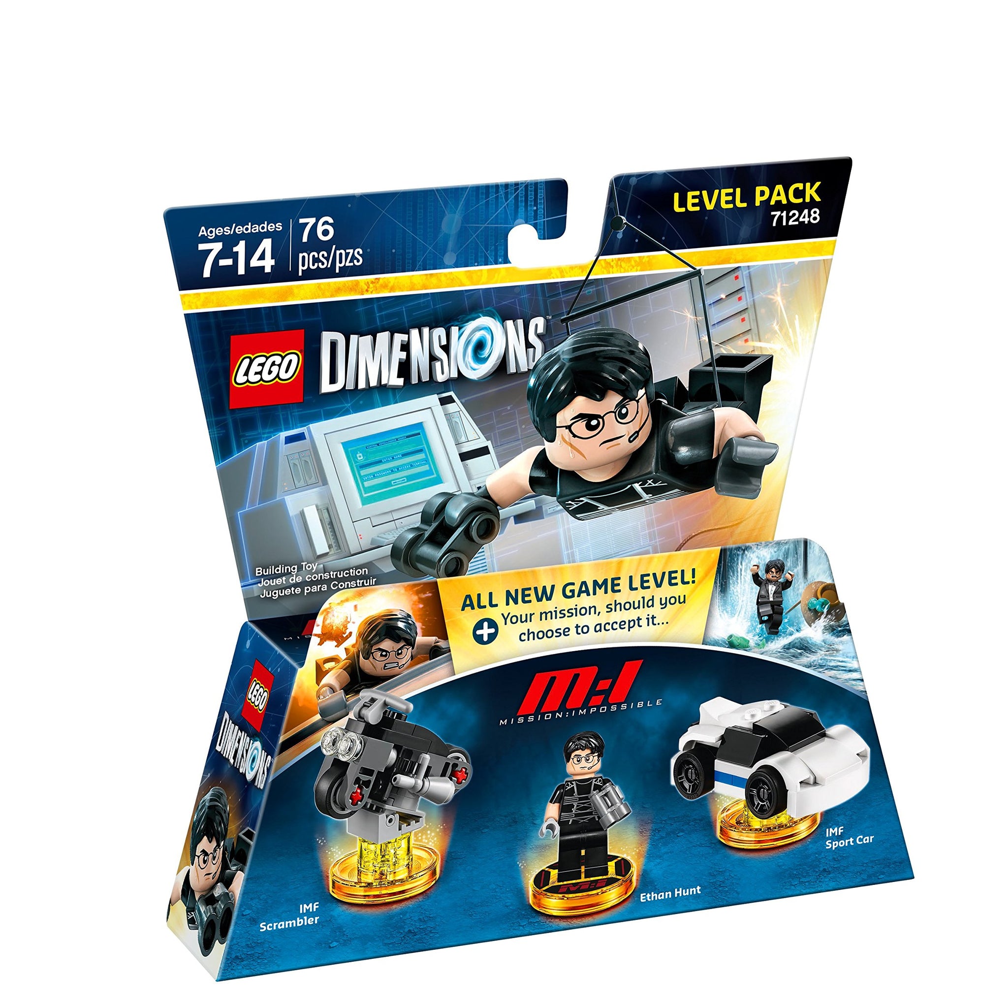 LEGO Dimensions Mission Impossible Ethan Hunt Level Pack 71248 (Damaged Box)