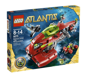 PRE-LOVED LEGO Atlantis Neptune Carrier 8075 (No Box)