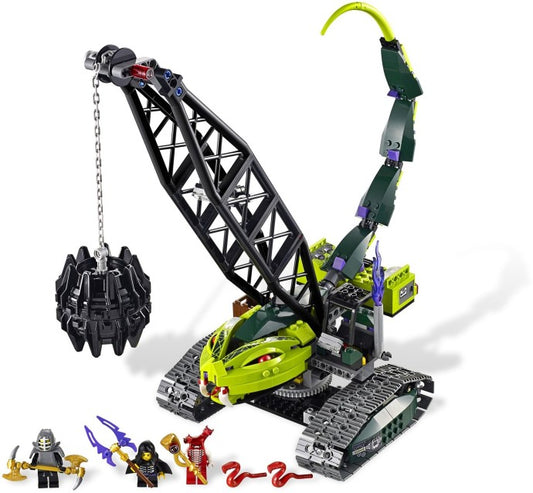 PRE-LOVED LEGO Ninjago Rise of the Snakes Fangpyre Wrecking Ball 9457