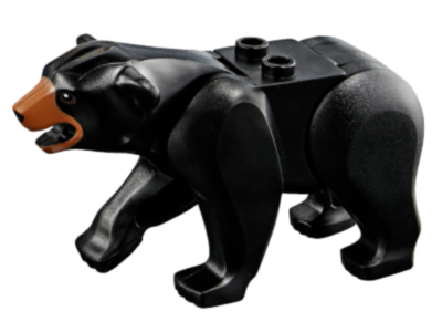 LEGO ANIMAL Bear (black) 98295c01pb03