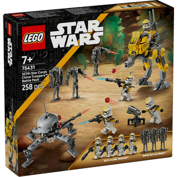 LEGO Star Wars The Clone Wars 327th Star Corps Clone Troopers Battle Pack 75431