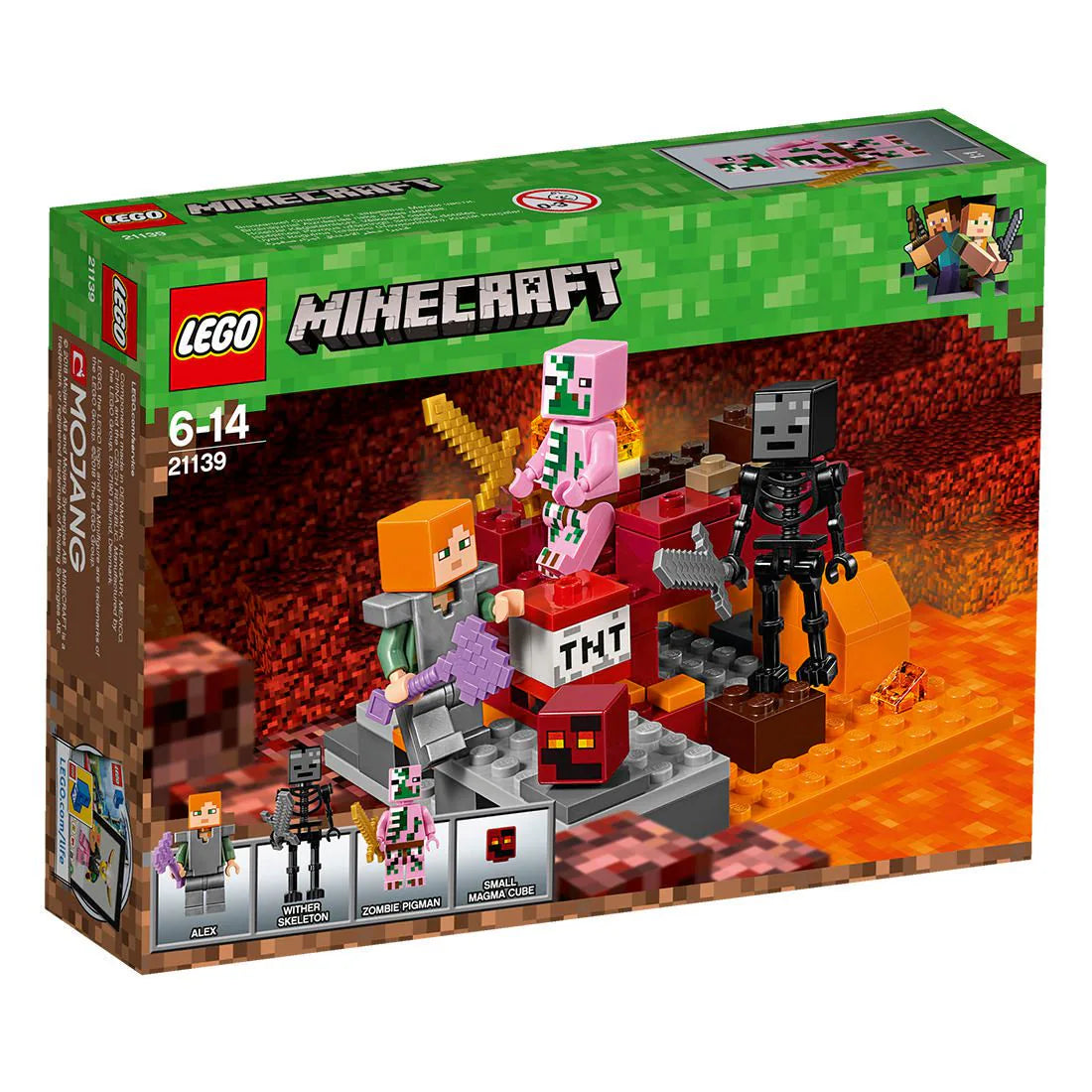 LEGO Minecraft The Nether Fight 21139