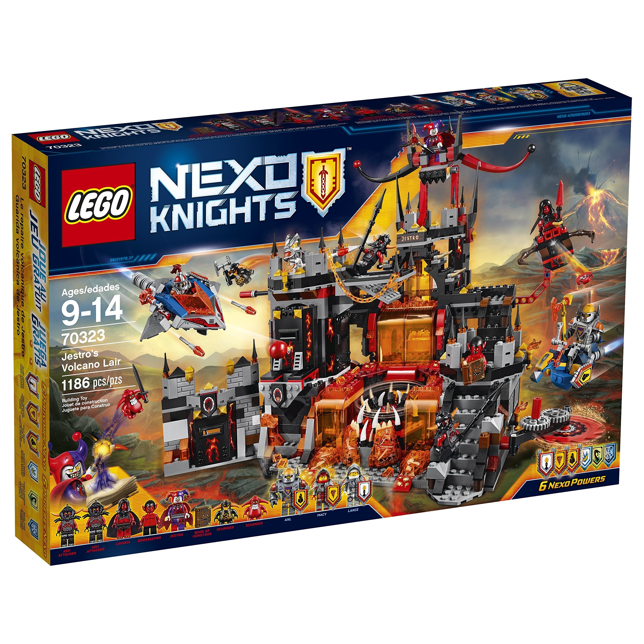 Nexo Knights Season 2 Jestro's Volcano Lair (70323) fashion Retired