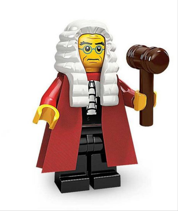 LEGO MINIFIG Judge, Series 9 col09-10