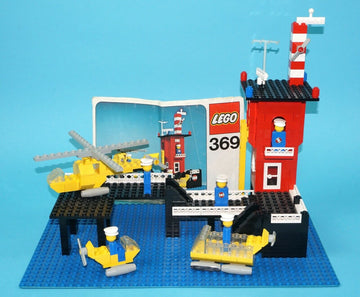 PRE-LOVED LEGO LEGOLAND Coast Guard Station 369 (No Box)