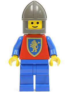 LEGO MINIFIG Castle Crusader Lion Soldier cas114