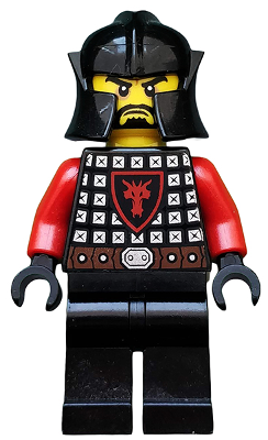 LEGO MINIFIG Castle Dragon Knight Soldier cas522