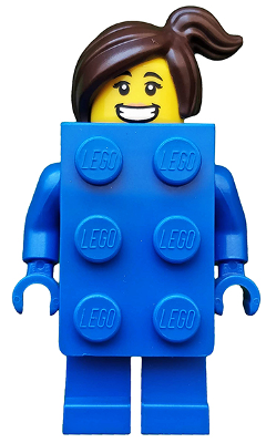 LEGO MINIFIG Minifigure Series Brick Suit Girl col314