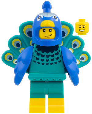 LEGO MINIFIG Minifigure Series Peacock Costume Fan col461
