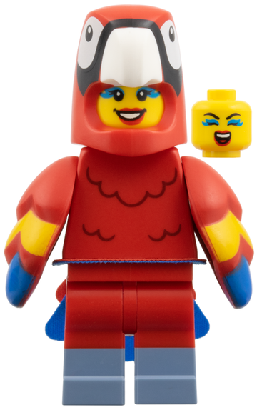 LEGO MINIFIG Minifigure Series Parrot Costume Fan col472