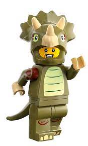 LEGO MINIFIG Triceratops Costume Fan, Series 25 col25-8