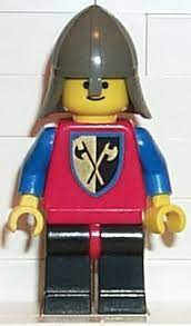 LEGO MINIFIG Castle Crusader Axe Soldier cas105