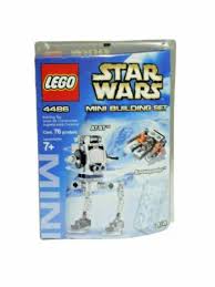 PRE-LOVED LEGO Star Wars AT-ST & Snowspeeder Mini Building Set 4486