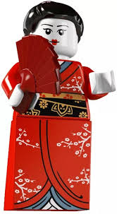 LEGO MINIFIG Kimono Girl, Series 4 col04-2