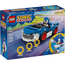 LEGO Sonic the Hedgehog Sonic Racing CrossWorlds Sonic Speedster Lightning 77117