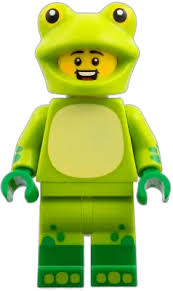 LEGO MINIFIG Minifigure Series Frog Costume Fan col465