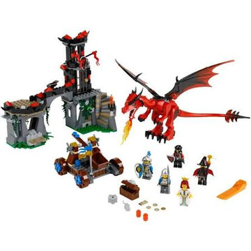 PRE-LOVED LEGO Castle Dragon Mountain 70403 (No Box)