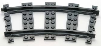 LEGO Part Train, Track Plastic (RC Trains) Curve 53400