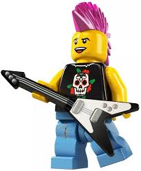 LEGO MINIFIG Punk Rocker, Series 4 col04-4