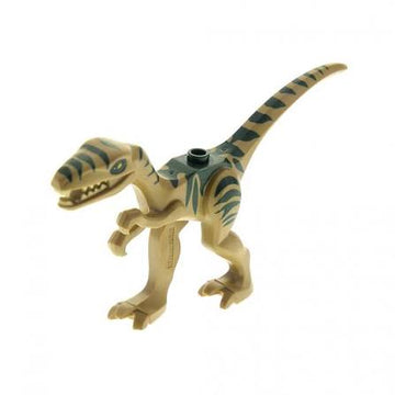 LEGO ANIMAL Dinosaur Coelophysis / Gallimimus with Dark Green Stripes 98166pb01