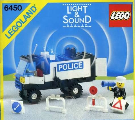 PRE-LOVED LEGO Mobile Police Truck 6450 (No Box)