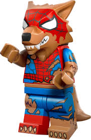 LEGO MINIFIG Peter Parker / Werewolf Spider-Man, Spider-Man Across the Spider-Verse colspi-12