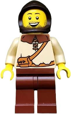 LEGO MINIFIG Castle Peasant Male cas491