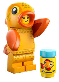LEGO MINIFIG Goldfish Costume Fan, Series 28 col28-3