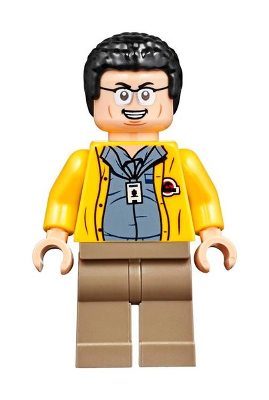 LEGO MINIFIG Jurassic World Dennis Nedry jw059