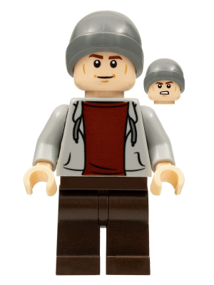 LEGO MINIFIG Jurassic World Dinosaur Market Stall Owner jw101