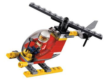 PRE-LOVED LEGO City Forest Fire Fire Helicopter 30019 (No Box)
