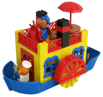 PRE-LOVED LEGO Fabuland Paddle Steamer 3673 (No Box)