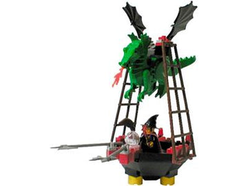 PRE-LOVED LEGO Fright Knights Witch's Windship 6037 (No Box)