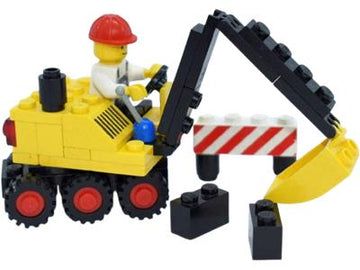 PRE-LOVED LEGO Construction Steam Shovel 6631 (No Box)