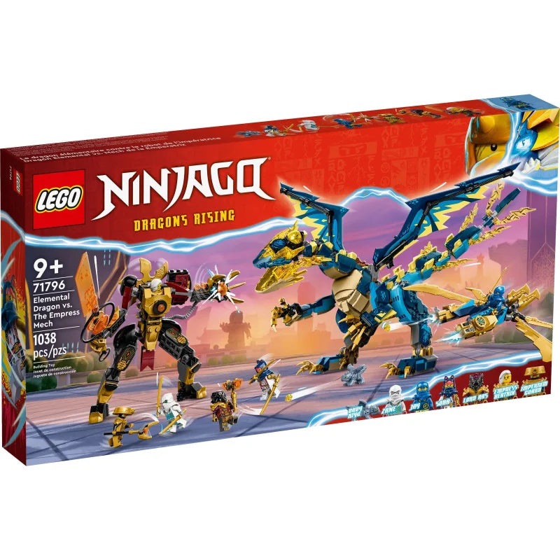 LEGO Ninjago Dragons Rising Elemental Dragon vs. The Empress Mech 71796