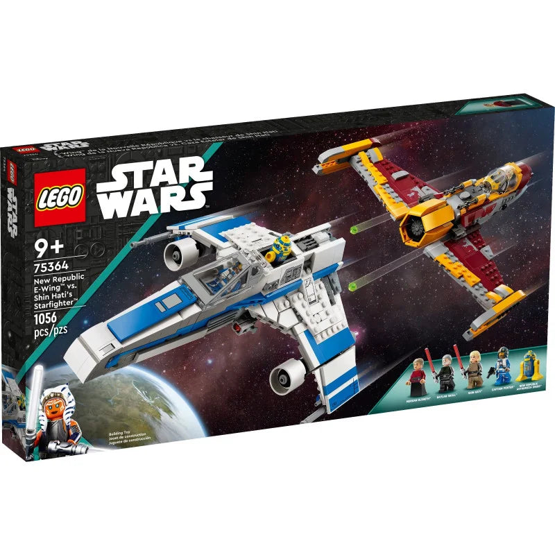 LEGO Star Wars Ahsoka New Republic E-wing vs. Shin Hati's Starfighter 75364