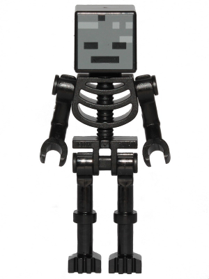 LEGO MINIFIG Minecraft Wither Skeleton min090