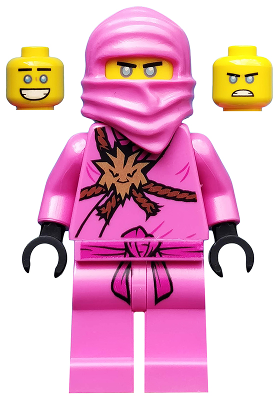 LEGO MINIFIG Ninjago Avatar Pink Zane njo561