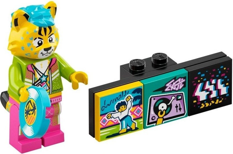 LEGO MINIFIG DJ Cheetah, Vidiyo Bandmates, Series 1 vidbm01-4