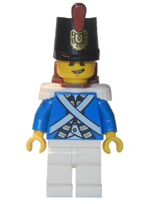 LEGO MINIFIG Pirates Bluecoat Soldier pi154