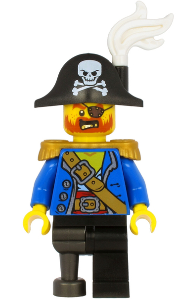 LEGO MINIFIG Creator Pirate Captain pi185