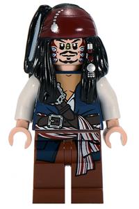 LEGO MINIFIG Pirates of the Caribbean Captain Jack Sparrow Cannibal poc010