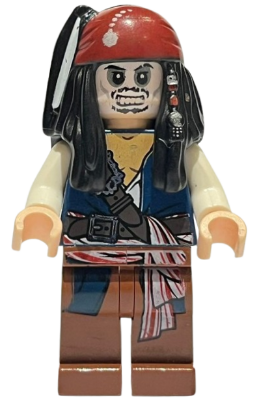 LEGO MINIFIG Pirates of the Caribbean Captain Jack Sparrow poc012