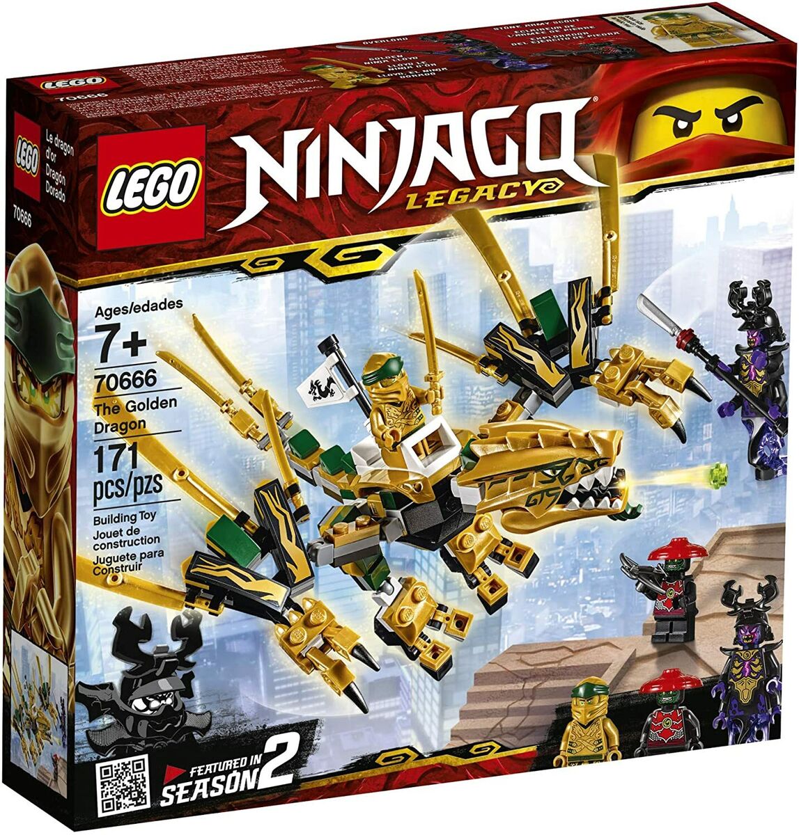 LEGO Ninjago Legacy The Golden Dragon 70666