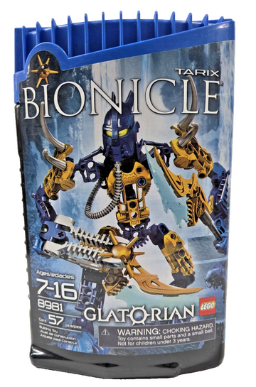 PRE-LOVED LEGO Bionicle Glatorian Tarix 8981