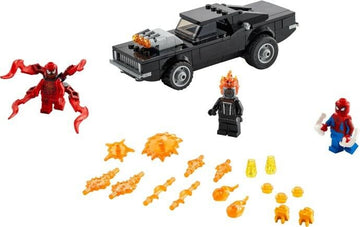 PRE-LOVED LEGO Spider-Man and Ghost Rider vs. Carnage 76173 (No Box)