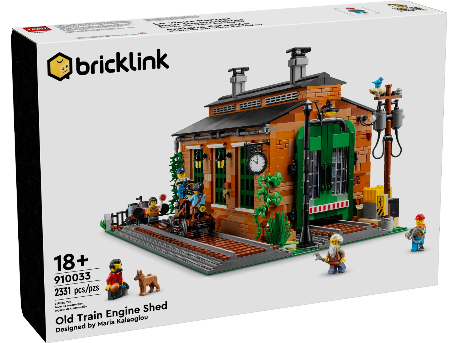 LEGO BRICKLINK Designer Program Old Train Engine Shed 910033