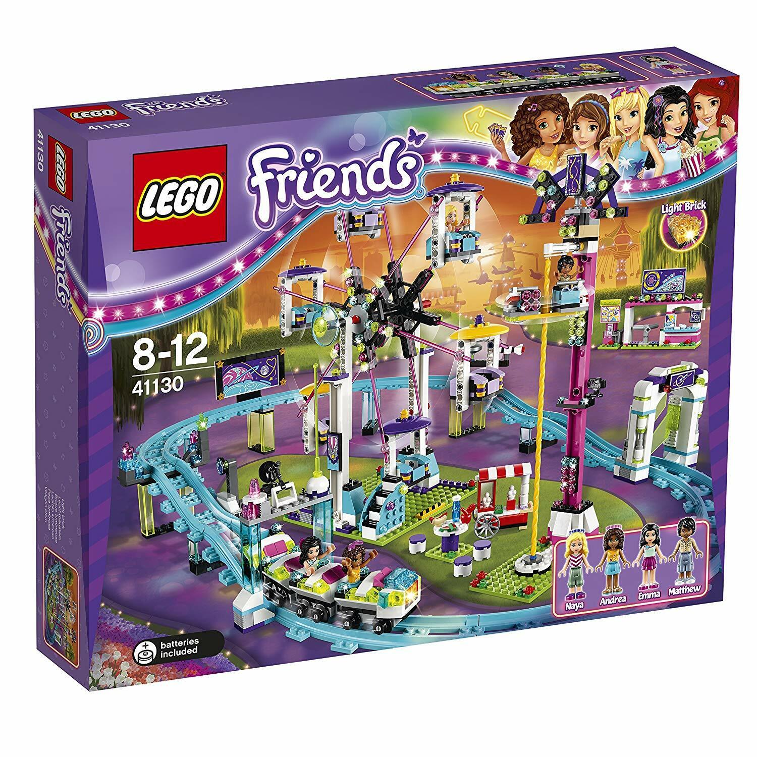 LEGO Friends Amusement Park Roller Coaster 41130