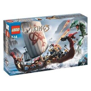 LEGO Viking Ship vs. the Midgard Serpent 7018
