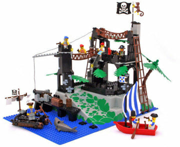 PRE-LOVED LEGO Pirates Rock Island Refuge 6273 (No Box)